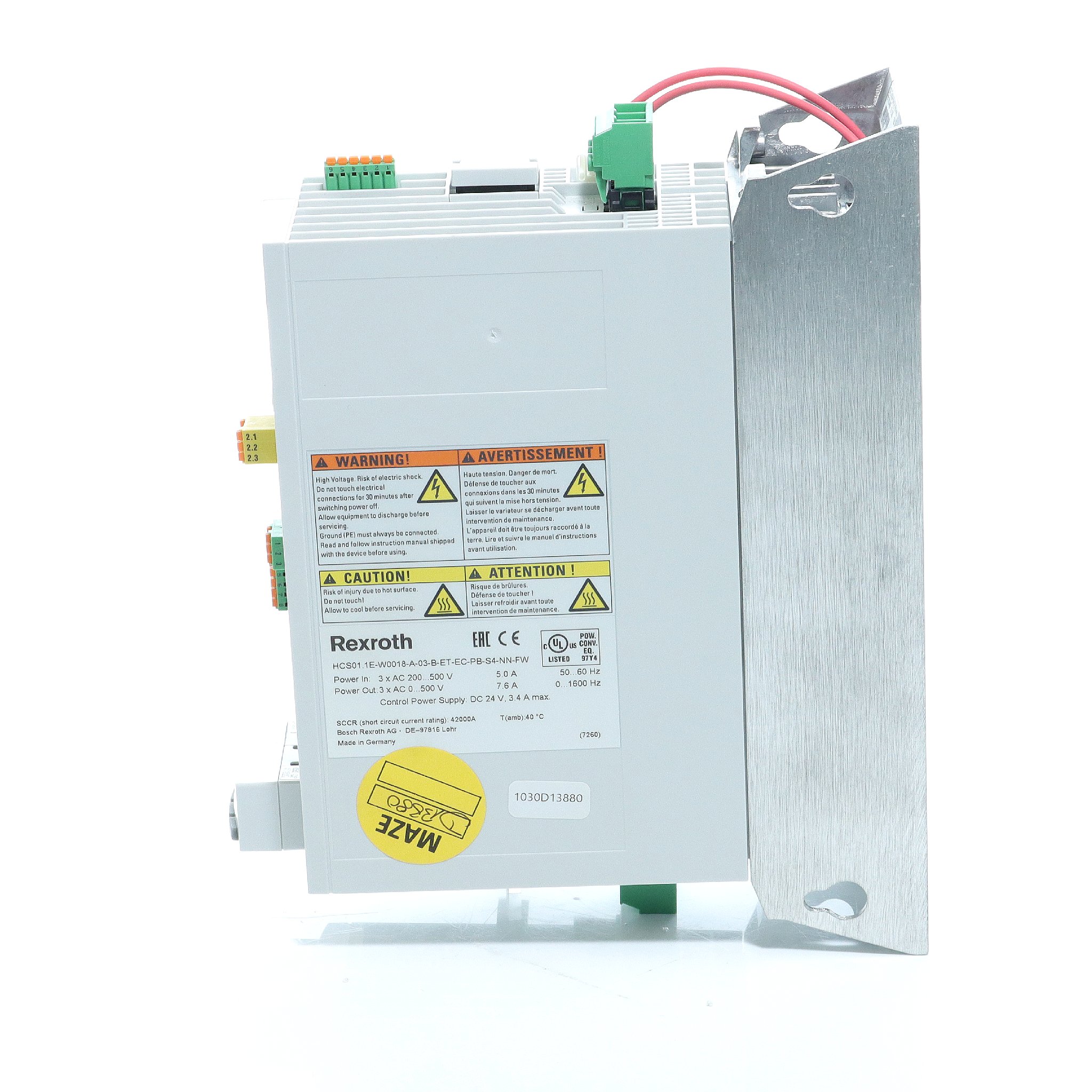 IndraDrive Compact Converter HCS01.1E-W0018-A-03-B-ET-EC-PB-S4-NN-FW 